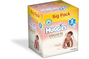 Huggies - 2063983 - Natural Fit Big Pack - Taille 5 - 11-19 kg x 58 Couches
