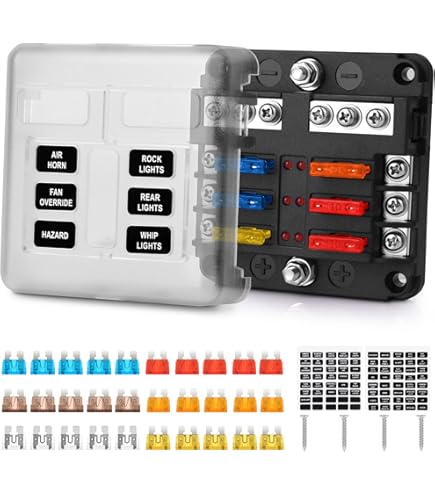 Fuzzbat 15-fach Sicherungskasten 12V - Relaisbox Für Fahrzeuge & Energieanlagen