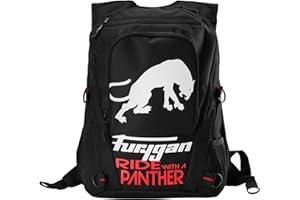 Furygan THUNDER EVO & Thunder Evo 2|Sac à Dos Moto 23L – Étanche, Compatible Gilet Airbag – Accroche Casque – Poche Ordinateur 15 pouces – Bretelles Ajustables