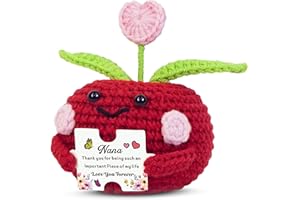 QMVMV Nana Gifts from Grandson Granddaughter - Handmade Crochet Present - Nana Gifts Birthday Christmas Thanksgiving for Nana