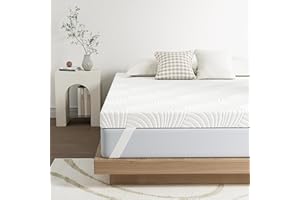 ‎MATORESU Matoresu Topper 180 x 200 cm, H3, made of 7.5 cm height, high-density foam for pressure relief, firm, mattress topper 180 x 200 cm with removable, washable cover with zip, comfortable and breathable
