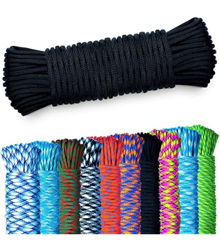 Paracord Viola Acido 100 Piedi 550 Libbre – Corda Bracciale Sopravvivenza 7 Fili Elwood Per Emergenza