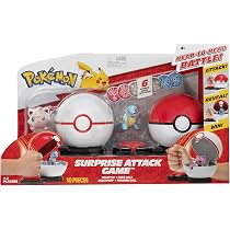 Pokémon Gioco Attacco A Sorpresa – Chimchar E Wynaut Con Poké Ball E Palla Amica, 4+ Anni