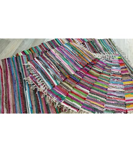 andiamo Fleckerlteppich Multi, Flickenteppich, 100% Baumwolle, 50 x 80 cm