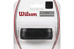 Wilson övergrepp, fjädertunt grepp, basisövergrepp, unisex, svart, 1-pack, WRZ4204BK
