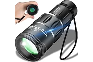 Retoo Monocolo 16X52 Compatto Professionale, Ottica BAK-4, Antiscivolo E Portatile, Telescopio Per Osservazione A Lunga Distanza, Natura Viaggi Trekking Caccia Escursioni