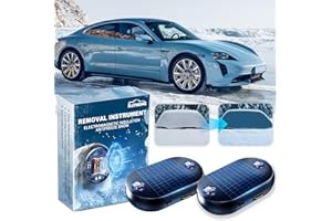 KOLGEIKJ 2Pcs Electromagnetic Wave Anti Freezing and Snow Removal Device, Electromagnetic Car Snow Removal Device, Car Defroster Fast And Efficient Snow Removal, Anti-Freeze Electromagnetic Interference