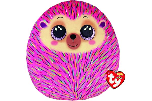 TY - Squish a boos - Coussin Hildee le hérisson 40cm - TY39337, Rose