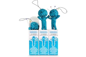 Voodoo Puppe Allgemeine Angelegenheiten 3er-Pack Voodoo Doll to go Voodoo-Doll imaginäre Strafen für unfreundliche Menschen und andere "Lieblingsmenschen" Geschenk im Karton 5 x PRYM Stecknadel