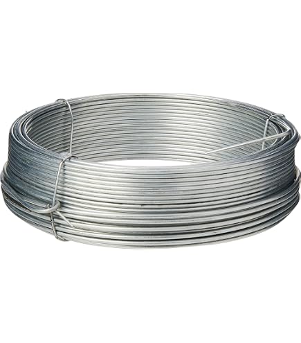 Fil De Fer Jardin Galvanisé Bulk Hardware 1,25 Mm X 50 M - Fil Métallique Résistant Palissage