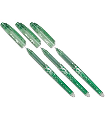 Pilot Kleer Kugelschreiber Mit Löschbarer Gel-Tinte – Feine Spitze, Grün