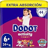 Dodot Activity Diapers Size 6+, 44 Nappies, 14 kg+, Maximum Absorption and | Maximum Absorbency, Maximum Comfort
