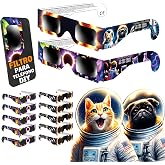 Galaxium 12 Gafas Eclipse Solar 2026 para Ni&ntilde;os y Ni&ntilde;as ISO 12312-2