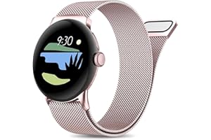 Osinaga Bracelet pour Google Pixel Watch 2, Bracelets de Remplacement en acier Inoxydable pour Google Pixel Watch 2/Google Pixel Watch, Bracelet pour Hommes et Femmes