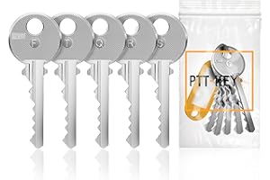 PTT-KEY Lot de 5 clés PTT standards (T/F/Q/R/S) – chaque boîte aux lettres n’accepte qu’un seul modèle