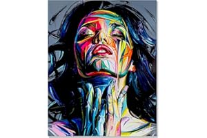 Bougimal Dipingere con i Numeri Adulti Donna, Decorazione della casa senza Telaio 40 * 50 cm