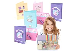 GENERIC Amazing Card Making Kit for Adults & Kids - 15 Blank Cards, Envelopes & Variety Decorations - Art & Craft Supplies for All Occasions