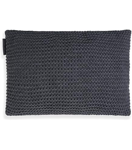 Knit Factory Imre Sierkussen - Beige - 50x50 cm - Inclusief kussenvulling