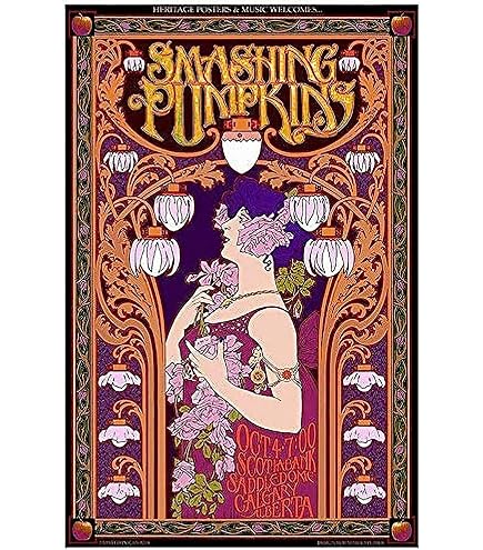 Novità | SIMONE PAINTS AN OFFICIAL POSTER FOR THE SMASHING PUMPKINS TOUR | Simone Bianchi