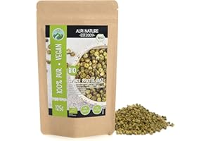 Alpi Nature Organiczny zielony pieprz (125 g) ekologiczne zielone papryka zielony pieprz z kontrolowanej uprawy organicznej ekologiczne papryki zielone testy laboratoryjne 100% czyste i naturalne