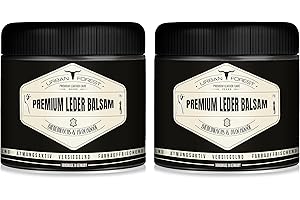 URBAN FOREST Entretien du Cuir pour Meubles de Voiture Veste vêtements de Moto Sacs à Main Chaussures de canapé en Cuir Selle pour Chevaux Graisse pour Cuir baume Cire d'abeille et Huile d'avocat Taille 2X500ml