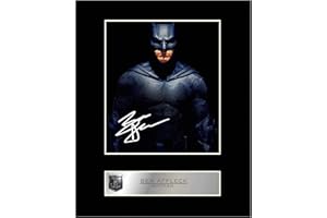 ICONIC PICS Signiertes Foto von Ben Affleck, Batman Justice League #01, signiert, Geschenk, Bild