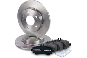 ‎ATEC GERMANY Bremsenset Vorderachse inkl. Bremsscheiben Voll Ø 260 mm + Bremsbeläge Vorne, Passend für MERCEDES-BENZ A-Klasse (W168)