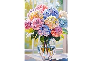 NEWENMO DIY Disposizione Floreale Diamond Painting Kit Completo,Fiori Squisiti Pittura Diamante Adulti,5D Diamant Crystal Art Kits,Ricamo a Punto Croce Artigianale,per Decorazione Domestica 30x40cm