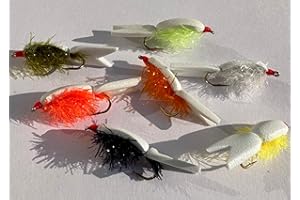 Flies4U Floating Fry fly fishing trout flies x7 colours
