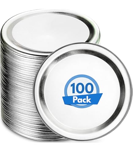 12 PièCes Couvercles De Bocaux à Bouche De 3,5 Pouces Couvercles De