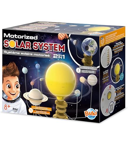 Nathan Mission Labo Espace – Kit Expériences Scientifiques Enfants 6 Ans+, Fusée, Télescope, Constellations Lumineuses
