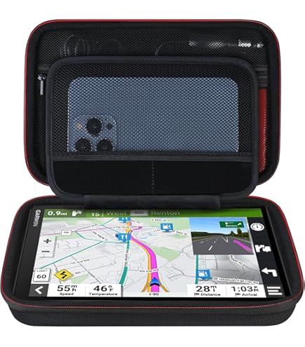 Navitech Custodia rigida per GPS compatibile con Garmin Zumo XT da 5,5, colore: Blu scuro