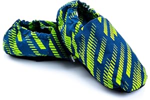 Feel Recovery Pantofole Scaldapiedi Microonde - Ciabatte Riscaldate con Semi - Riscaldanti per Piedi Freddi - Federa Esterna Lavabile in Cotone 100% e Fiori di Lavanda (Sport, L/XL)