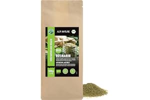 Alpi Nature Rosmarin Torkad BIO 500g, Torkade och Gnidade Rosmarinblad, Rosmarin för Matlagning