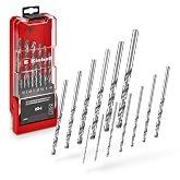 Orijinal Einhell 13 Par&ccedil;a HSS-G Metal Matkap Ucu Seti (HSS 4241 &Ccedil;elik, Y&uuml;ksek Parlaklıkta Taşlanmış, 135&deg; Split-Point U&ccedil;, Fre