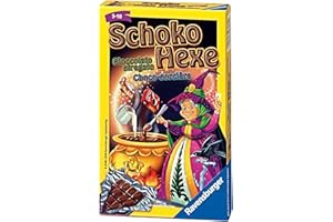 Ravensburger 23082 - Schoko Hexe, Mitbringspiel für 2-6 Spieler, Kartenspiel ab 6 Jahren, kompaktes Format, Reisespiel