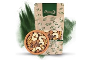 ‎SUNNAH SHOP Sunnah Shop® Nussmischung Naturbelassen 1KG ungeröstet ungesalzen | Fruchtige Vielfalt aus Cashewkernen, Mandelkernen, Walnusskernen und Rosinen | Vegan Protein | Studentenfutter Nüsse