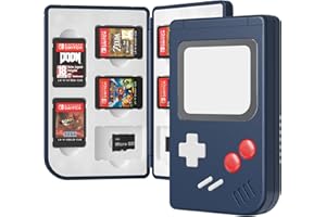 LEYU SMART LeyuSmart Étui de Rangement pour Carte de Jeu Switch Bleu