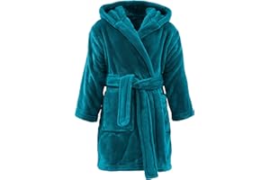 REDBEST Unisex-Bademantel Perris mit Kapuze - pures Kuschelvergnügen, samtweiche Qualität, schnell trocknend, mit Taschen, Gürtelschlaufen und Bindegürtel Fleece