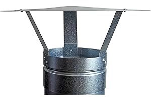 FOXY METAL FABRICATION CHIMNEY CAP,GALVANISED RAIN CAP,CHIMNEY COWL TO FIT 4''/100MM FLUE PIPE/STOVE PIPE
