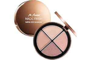 ‎M. ASAM M. Asam MAGIC FINISH Satin Eyeshadow Palette (4x1,8g) – Hochpigmentierte Lidschatten-Palette mit 4 harmonierenden Lidschatten, Für dezente und dramatische Augen Make-up Looks, Vegan