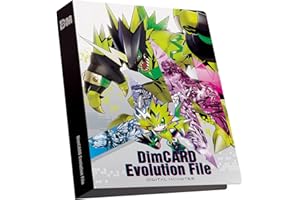 Bandai Digimon DIM Card Evolution File | Cartella di archiviazione può contenere fino a 10 schede DIM per braccialetto Digimon Vital | Contiene 5 schede informative per i vostri animali domestici