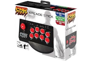 SUBSONIC Joystick "Pro Fight Arcade Stick" pour PS4/PS4 Slim/PS4 Pro/Xbox One/Xbox One S/PS3