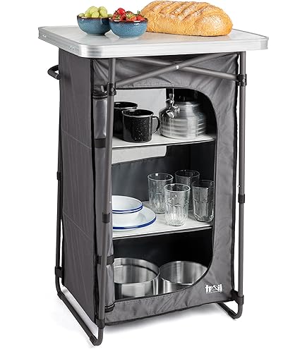 Armadio Da Campeggio Kampa Susie - 4 Ripiani, Leggero E Facile Da Montare - Foto 2