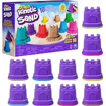 Kinetic Sand Kit bac à sable scintillant - Avec 454 g de sable cinétique magique violet - Bac et accessoires pour jeu de sable d'intérieur - À partir de 3 ans Kinetic Sand Kit bac à sable scintillant - Avec 454 g de sable cinétique magique violet - Bac et accessoires pour jeu de sable d'intérieur - À partir de 3 ans