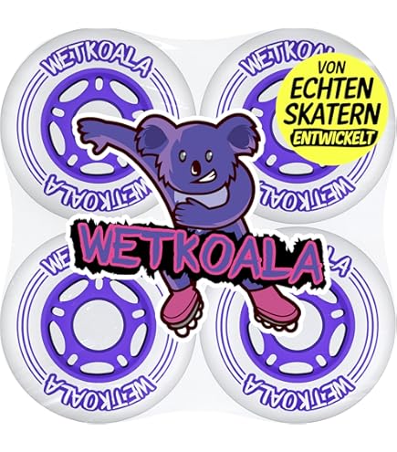 Inliner Rollen, für Freizeit-Skating PU 80/82A 4 St. Lager ABEC7 8