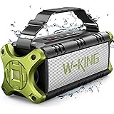 50W (70W Pico) Cassa Bluetooth, W-KING Altoparlante Bluetooth Potente EQ/IPX6/Bassi Ricchi/HiFi Stereo Audio, Casse Bluetooth