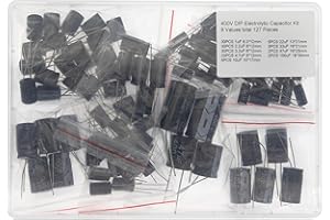 HUABAN 9 Wartości total 127 Kawałki 400V Zestaw kondensatorów elektrolitycznych DIP 1uF 2.2uF 3.3uF 4.7uF 10uF 22uF 33uF 47uF 100uF