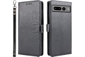 ELTEKER Hülle für Google Pixel 7 Pro,Klapphülle Google Pixel 7 Pro Handyhülle Lederhülle mit 3 Kartenfächer,Schutzhülle Handytasche Hülle für Google Pixel 7 Pro, Schwarz