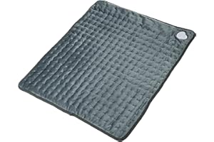 LETITWELL Electric Heating Pads,Heated Pad for Back Pain Muscle Pain Relieve,6 Heat Level Settings-Auto Shut Off,Machine Washable (Dark Grey, 24"X20")